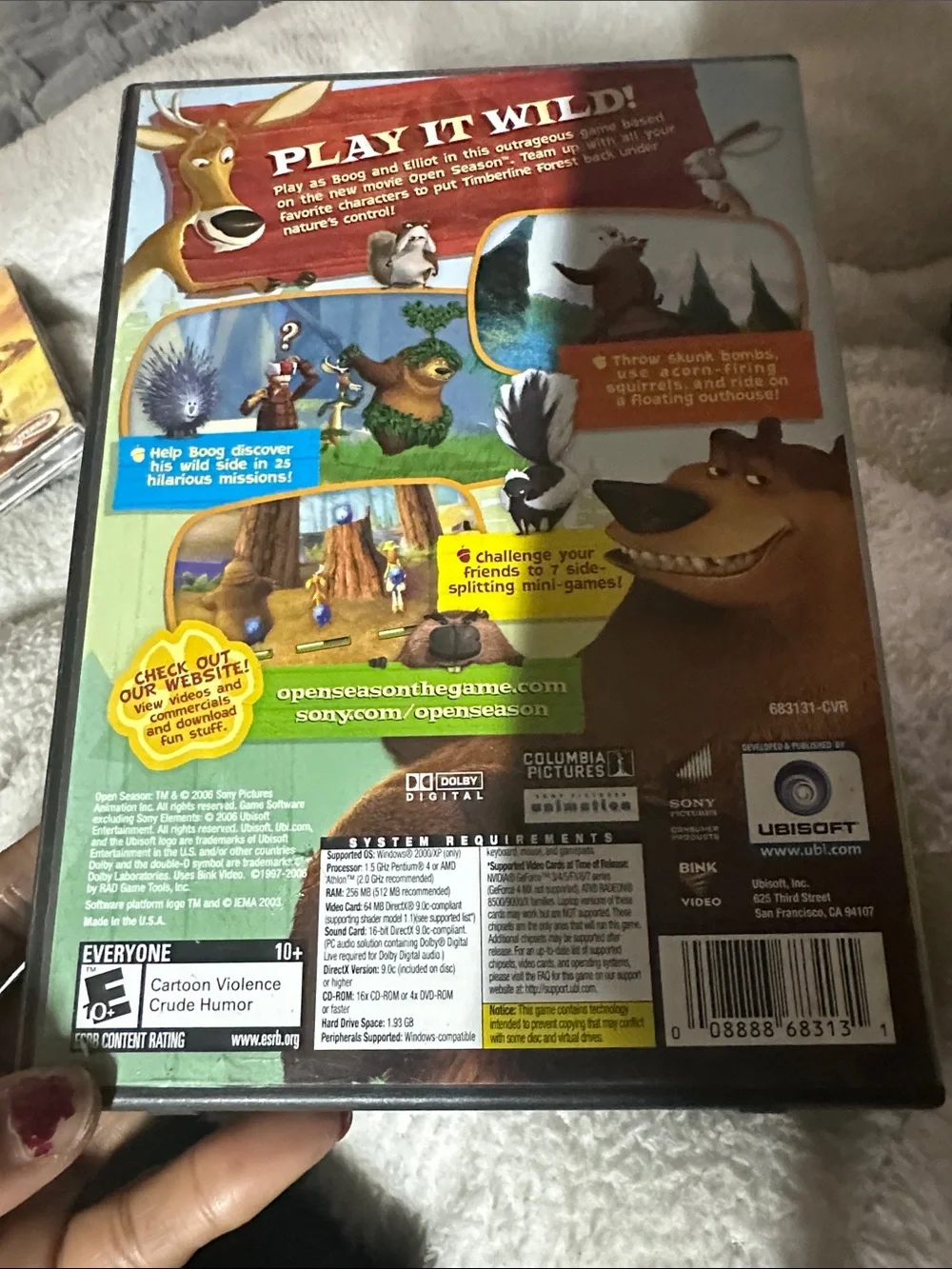 Open Season PC Game(includes 3discs-used) & COMBAT TASK FOREVER(NWT)